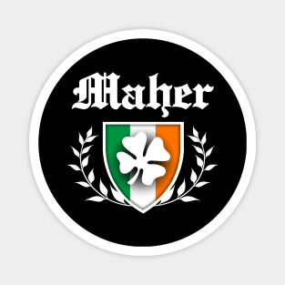 Maher Shamrock Crest Magnet